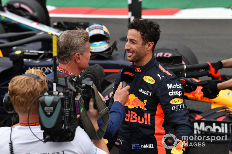 David Coulthard, Channel 4 F1 parle avec Daniel Ricciardo, Red Bull Racing 