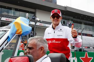 Marcus Ericsson, Sauber tijdens de rijdersparade