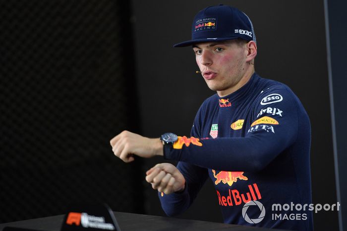 Max Verstappen, Red Bull Racing en la conferencia de prensa