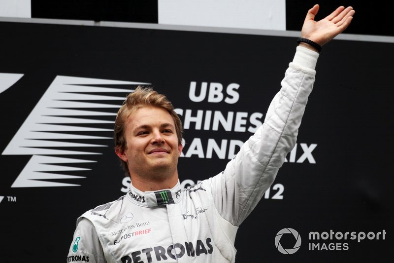 #3 Nico Rosberg (23 victorias en la década)