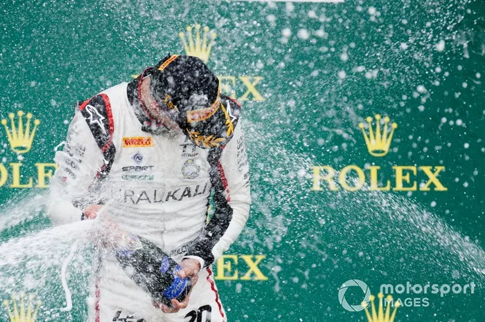 El ganador: Leonardo Pulcini, Hitech Grand Prix