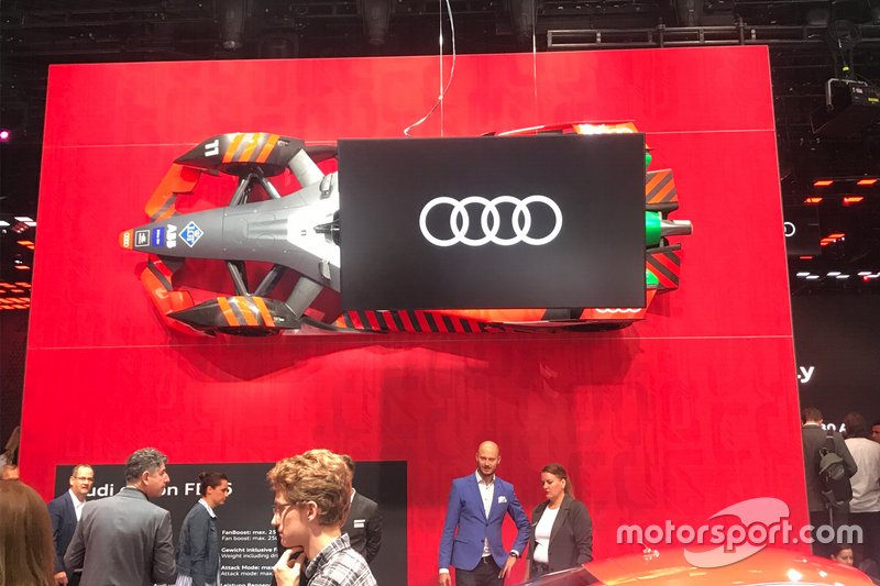 Monoposto della Audi al Salone di Francoforte