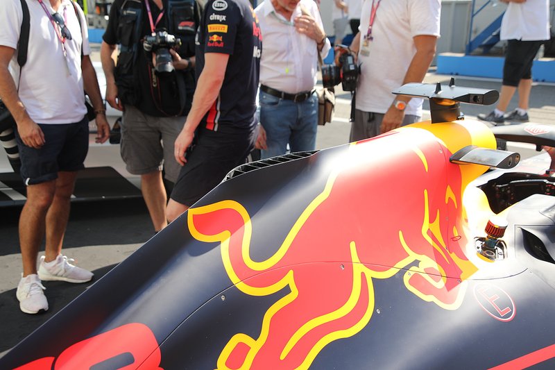 Red Bull Racing RB15 bodywork detail