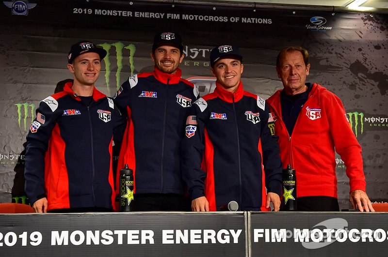 Justin Cooper, Jason Anderson y Zach Osborne, Team EE UU