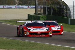 #72 Ferrari 458 Italia-GT3, Scuderia Baldini 27 Network: Leo-Cheever e #91 Ferrari 458 Italia-GT3, Scuderia Baldini 27 Network: CasÃ¨-Tempesta