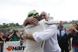 The new champion Lance Stroll, Prema Powerteam Dallara F312 – Mercedes-Benz with his fahter