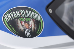 Aufkleber zur Erinnerung an Bryan Clauson
