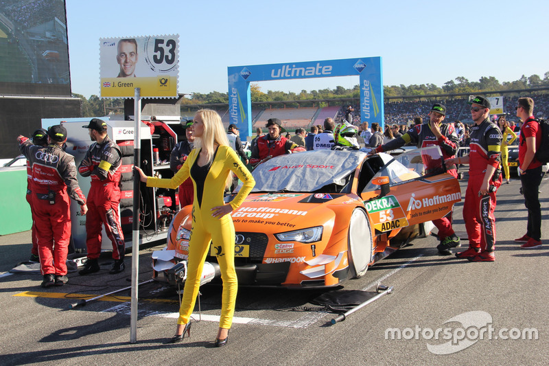 Chica de la parrilla para Jamie Green, Audi Sport Team Rosberg, Audi RS 5 DTM