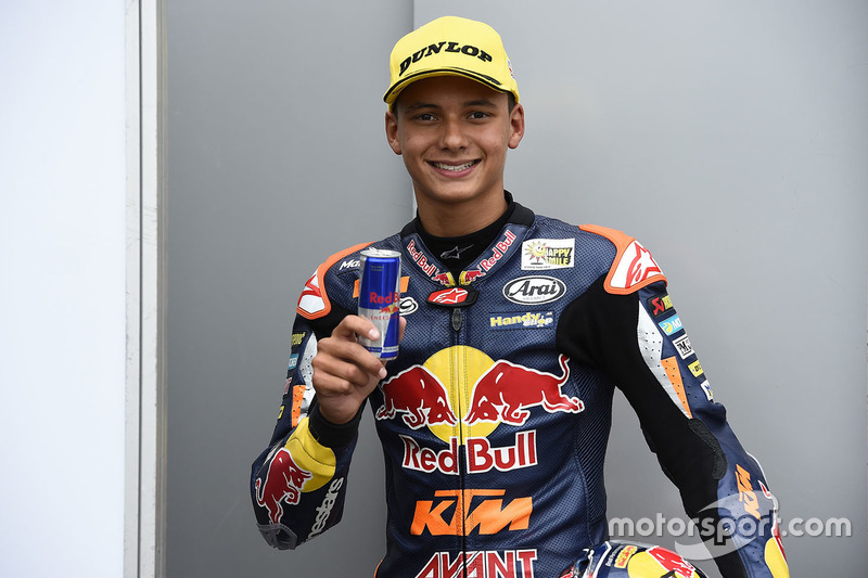 Tercera posición Bo Bendsneyder, Red Bull KTM Ajo