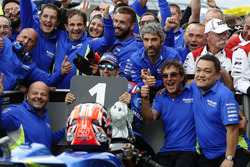 Race winner Maverick Viñales, Team Suzuki MotoGP