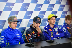 Maverick Viñales, Team Suzuki MotoGP; Dani Pedrosa, Repsol Honda Team; Valentino Rossi, Yamaha Factory Racing