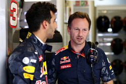 Christian Horner, Red Bull Racing Takım patronu Daniel Ricciardo, Red Bull Racing ile birlikte