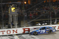 Martin Truex Jr., Furniture Row Racing Toyota takes the checkered flag