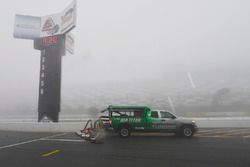 Air Titan in the rain and fog