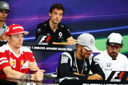 Jolyon Palmer, Renault Sport F1 Team in der FIA Pressekonferenz