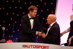 Sebastian Vettel und Sir Stirling Moss bei den Autosport Awards