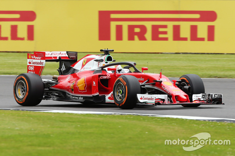 Sebastian Vettel, Ferrari SF16-H con la cubierta de la cabina Halo