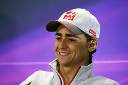 Esteban Gutierrez, Haas F1 Team in the press conference