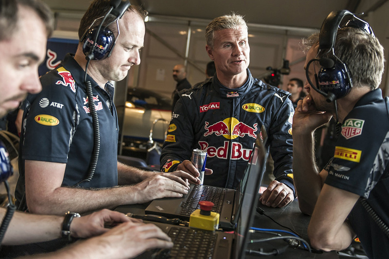 David Coulthard, Red Bull Racing durante el show run en Omán