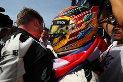 Race winner Lewis Hamilton, Mercedes AMG F1