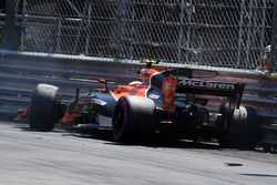 Crash de Stoffel Vandoorne, McLaren MCL32