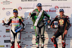 Podium SuperTwin: 1. Martin Jessopp, 2. Michael Rutter, 3. Ivan Lintin