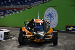 Helio Castroneves driving the ROC Car