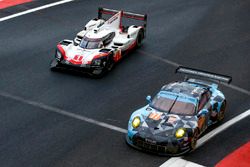 #77 Dempsey Proton Competition Porsche 911 RSR: Christian Ried, Matteo Cairoli, Marvin Dienst, #1 Porsche Team Porsche 919 Hybrid: Neel Jani, Andre Lotterer, Nick Tandy