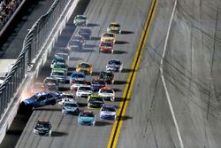 Crash: Kyle Larson, Chip Ganassi Racing Chevrolet