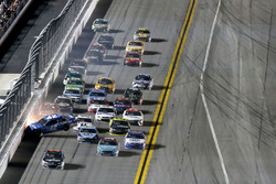 Crash: Kyle Larson, Chip Ganassi Racing Chevrolet