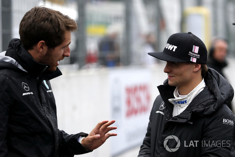 Daniel Juncadella con Lucas Auer, Mercedes-AMG Team HWA, Mercedes-AMG C63 DTM