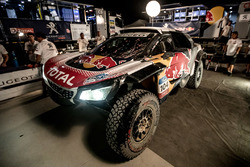 Accident de la #104 Peugeot Sport Peugeot 3008 DKR: Sébastien Loeb, Daniel Elena