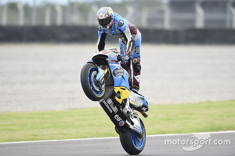 Aksi wheelie Jack Miller