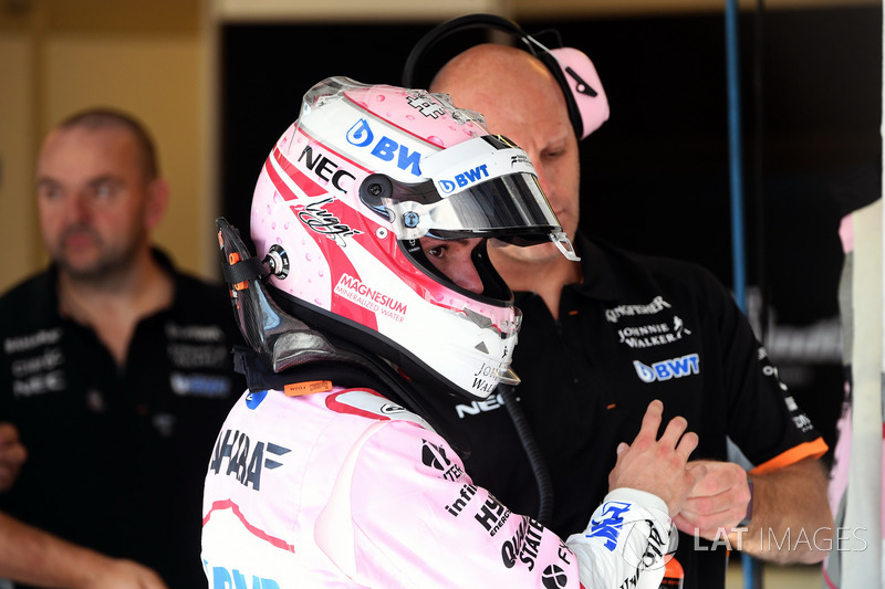 2017 год. Тесты с Force India на «Хунгароринге»
