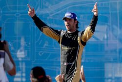 Jean-Eric Vergne, Techeetah, celebrates on the podium