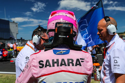 Esteban Ocon, Force India F1 on the grid