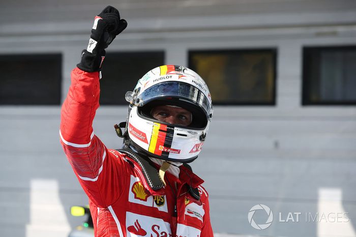  Race winner Sebastian Vettel, Ferrari