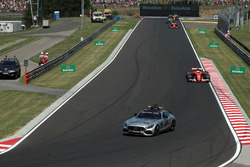 Safety Car leads out Sebastian Vettel, Ferrari SF70-H