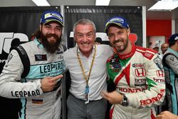 Stefano Comini, Leopard Racing, Volkswagen Golf GTI TCR, Marcello Lotti, CEO WSC and Tiago Monteiro, West Coast Racing, Honda Civic TCR