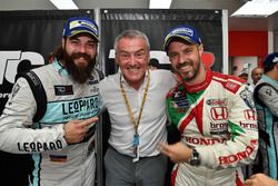 Stefano Comini, Leopard Racing, Volkswagen Golf GTI TCR,  Marcello Lotti, CEO WSC and Tiago Monteiro, West Coast Racing, Honda Civic TCR