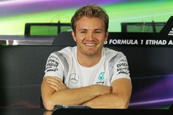 Nico Rosberg, Mercedes AMG F1 in the FIA Press Conference