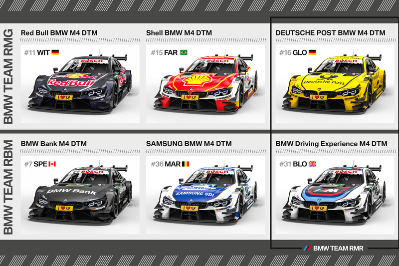 Die BMW-Designs für die DTM-Saison 2017