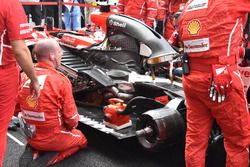 Motor im Auto von Kimi Raikkonen, Ferrari SF70H