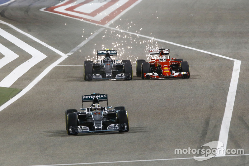 Nico Rosberg, Mercedes AMG F1 ile 100. Start - Bahreyn 2015