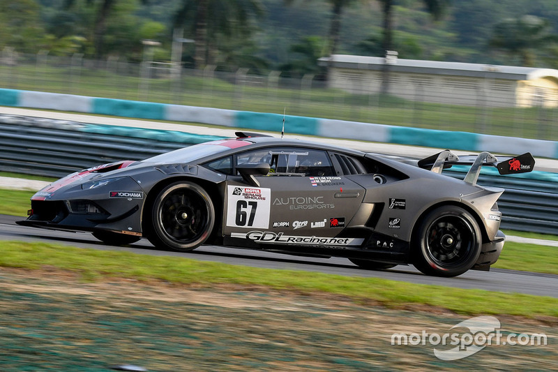#67 GDL Racing Team Asia Lamborghini Super Trofeo Huracan: Wee Lim Keong, Melvin Moh Chun Ho, Rik Breukers