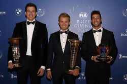 Toto Wolff, Mercedes AMG F1 Shareholder and Executive Director, World Champion Nico Rosberg, Mercedes AMG F1, Daniel Ricciardo, Red Bull Racing
