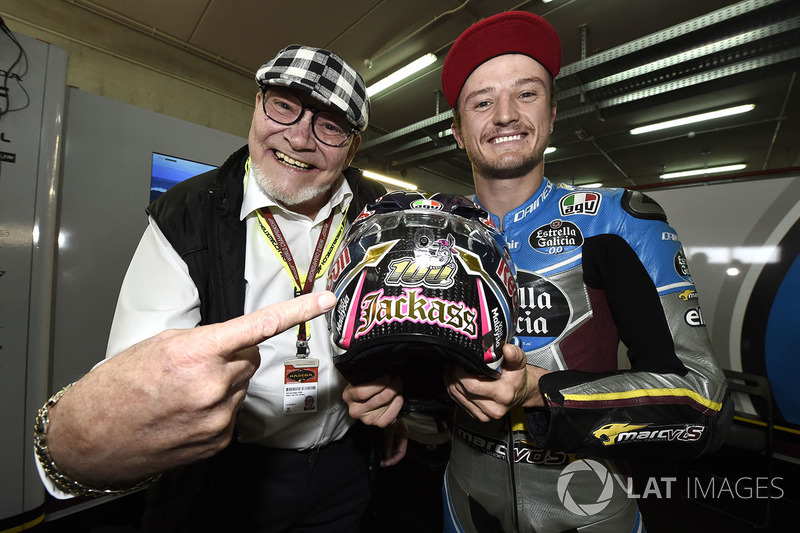 Perayaan balapan ke-100 Jack Miller, Estrella Galicia 0,0 Marc VDS