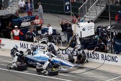 Max Chilton, Chip Ganassi Racing Honda pit stop