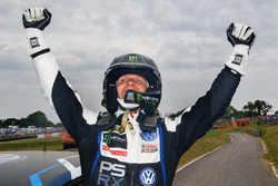 Le vainqueur Petter Solberg, PSRX Volkswagen Sweden VW Polo GTi