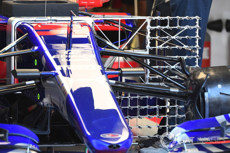 Sensor aerodinámico del Scuderia Toro Rosso STR12